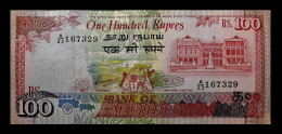 # # # Banknote Mauritius 100 Rupees # # # - Mauricio