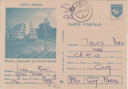 94092- CRANGU PETRESTI- DEER INN, TOURISM, POSTCARD STATIONERY, CORRESPONDENCE CHESS, 1991, ROMANIA - Autres & Non Classés