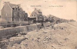 14-SAINT-AUBIN- LA PLAGE ET LES VILLAS - Saint Aubin