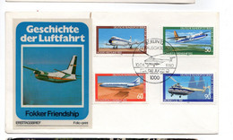 DEUTSCHE BUNDESPOST BERLIN GESCHICHTE Der LUFTFAHRT Fokker Friendship 1980 - Otros & Sin Clasificación