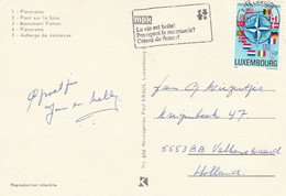 Luxemburg 1983, NATOzegel, Gelegenheidsstempel 'La Vie Est Belle' - Franking Machines (EMA)