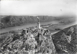 Viviers - Vue Aérienne : Statue De St Michel Et Le Rhône - Viviers