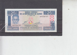 GUINEA  1960 - 25 FG - Molto Bella -.- - Guinea