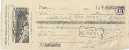 LETTRE DE CHANGE - COMPAGNIE CENTRALE DES EMERIS ET PRODUITS A POLIR -CHANTONNAY -VENDEE -1940 - Wechsel