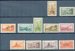 Sarre Saargebiet Michel Dienstmarken 22 à 32 ** Mit Steilem 23-25°. - Unused Stamps