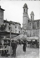 Bastia - Le Marché Et L'église St Jean - Bastia