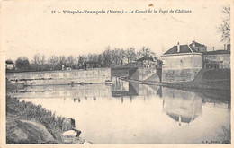Vitry Le François           51         Le Canal Et Le Pont De Châlons             (voir Scan) - Vitry-le-François