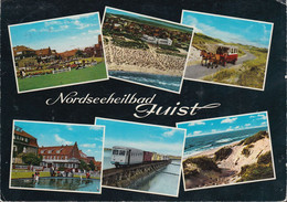 D-26571 Juist - Nordseeheilbad - Ansichten - Eisenbahn - Kutsche - Nice Stamp - Juist