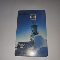 Chile-(cl-entel-06)-telcom Tower-(63)-(30unidades)(c46145213)-(?)-(look Out Side)-used Card+1card Prepiad Free - Cile