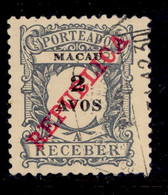 ! ! Macau - 1911 Postage Due 2 A - Af. P 14 - Used - Strafport