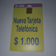 Chile-(cl-tlf-01)-nueva Tarjeta-(66)-($1.000)-(G02598676)-(6/1999)-(look Out Side)-used Card+1card Prepiad Free - Chile