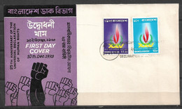 BANGLADESH FDC 1973 UNIVERSAL DECLARATION OF HUMAN RIGHTS - Bangladesh