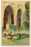 Publicité Compagnie Générale Transatlantique.illustrateur L.Lessieux.inspiration Orientaliste.Maroc.Colonie Française. - Lessieux