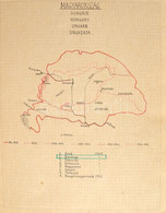 **, * Baranya I. 1919 Helyi Kiadás Speciális Gyűjtemény "Mirtl" által összeállítva Rengeteg Tévnyomattal, Egy Teljes ív  - Altri & Non Classificati