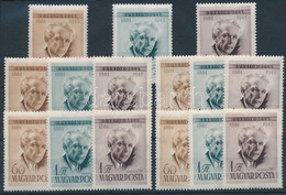 ** 1955 Bartók Béla I. 5 Db Sor (10.000) - Other & Unclassified