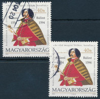O 2004 Jeles Magyarok III. 40Ft 2 Db Bélyeg Festékfoltok Lemezhibával (10.000) - Other & Unclassified