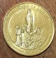 65 NOTRE-DAME DE LOURDES ANNIVERSAIRE ... 2018 MÉDAILLE SOUVENIR MONNAIE DE PARIS JETON TOURISTIQUE MEDALS COINS TOKENS - 2018