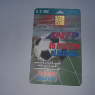 Chile-(cl-tlf-008a)-ANFP-(81)-($2.000)-(G03503018)-(10/1999)-(600.000)-used Card+1card Prepiad Free - Chili