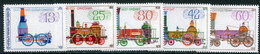 BULGARIA 1984 Steam Locomotives MNH / **.  Michel 3278-82 - Ungebraucht