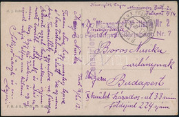 1917 Tábori Posta Képeslap "K.U.K. FELDPOSTAMT", "ZENSURIERT!" - Other & Unclassified