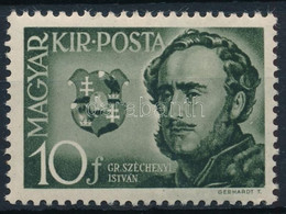 ** 1941 Gróf Széchenyi István (I.) 10f Fehér Hasú Holló Tévnyomat (3.000) (ránc / Crease) - Altri & Non Classificati