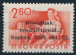 ** 1956 Soproni Felülnyomás 2,60Ft Garancia Nélkül (36.000) - Other & Unclassified
