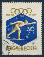 O 1960 Téli Olimpia I. - Squaw Valley 30f "bekötött Ujj" Lemezhibával (4.000) - Other & Unclassified