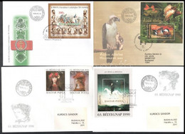 1990-1999 51 Db FDC, Köztük Blokkok Is - Other & Unclassified