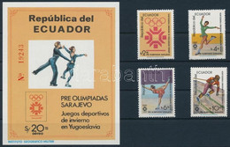 ** 1984 Téli Olimpia Sor Mi 1961-1964 + Blokk Mi 110 - Other & Unclassified