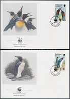 1991 WWF: Királypingvin Sor Mi 538-543 4 Db FDC-n - Other & Unclassified