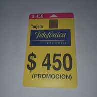 Chile-(cl-tlf-012)-promocion-(96)-($450)-(G03787432)-(12/1999)-(350.000)-used Card+1card Prepiad Free - Chili