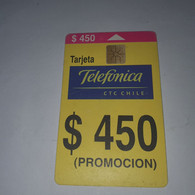 Chile-(cl-tlf-012)-promocion-(97)-($450)-(G03918136)-(12/1999)-(350.000)-used Card+1card Prepiad Free - Chile