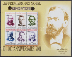 ** 2002 100 éves A Nobel-díj Kisív Mi 3820-3825 - Other & Unclassified