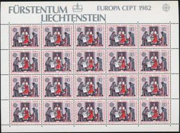 ** 1982 Europa CEPT: Történelmi Események Kisívsor Mi 791-792 - Andere & Zonder Classificatie