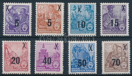 ** 1954 Forgalmi Sor Felülnyomással Mi 435-442 - Other & Unclassified