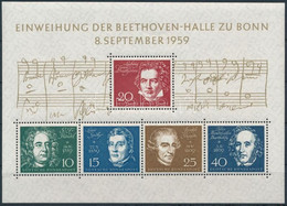 ** 1959 Zeneszerzők Blokk, Composers Block Mi 2 - Sonstige & Ohne Zuordnung