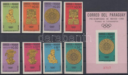 ** 1966 Előolimpia Sor Mi 1543-1550 + Blokk Mi 82 - Other & Unclassified