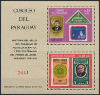 ** 1968 100 éves A Paraguayi Bélyeg Blokk Mi 112 - Other & Unclassified