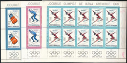 ** 1967 Téli Olimpia Mi 2620-2628 Tízes Kisívekben (Mi EUR 75.,-) - Altri & Non Classificati