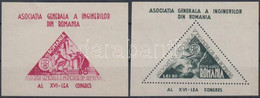 ** 1945 Mérnök Kongresszus (III) Blokk Sor Mi 29-30 - Other & Unclassified