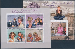 ** 2010 Lady Diana Kisív + Blokk Mi 4368-4371 + 752 - Altri & Non Classificati