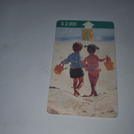 Chile-(cl-ctc-030)-children-(102)-($2.000)-(?)-(6/1997)-(80.000)-used Card+1card Prepiad Free - Chile