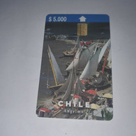 Chile-(cl-ctc-049)-angelmo2-(105)-($5.000)-(5CTCA00176141)-(7/1998)-(25.000)-used Card+1card Prepiad Free - Cile