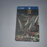 Chile-(cl-ctc-049)-angelmo2-(107)-($5.000)-(5CTCA00174849)-(7/1998)-(25.000)-used Card+1card Prepiad Free - Chili