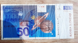 SLOVENIA: 50 Tolarjev 1992 Prefix EJ - Slovénie