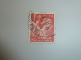 Type Iris - 1f. - Rouge - Yt 433 - Oblitéré - Année 1939 - - 1939-44 Iris