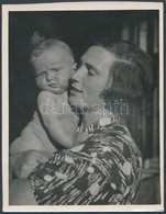 1934. Szeptember, Kinszki Imre (1901-1945): Juditka 4 Hónapos, Jelzetlen Vintage Fotó, A Szerző Hagyatékából, 17x13 Cm - Other & Unclassified