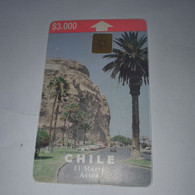 Chile-(cl-ctc-0040)-el Morro Arica-(110)-($3.000)-(chip Big)-(11/1997)-(50.000)-used Card+1card Prepiad Free - Chili