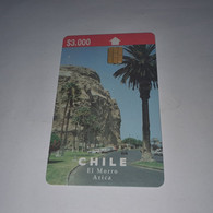 Delcampe - Chile-(cl-ctc-0047)-el Morro Arica2-(112)-($3.000)-(3CTCA00444292)-(7/1998)-(50.000)-used Card+1card Prepiad Free - Chile