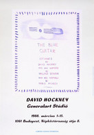 1988 David Hockney (1937-) Angol Festőművész A Budapesti Generalart Stúdióban Rendezett Kiállítási Plakátja. Ofszet, Pap - Altri & Non Classificati